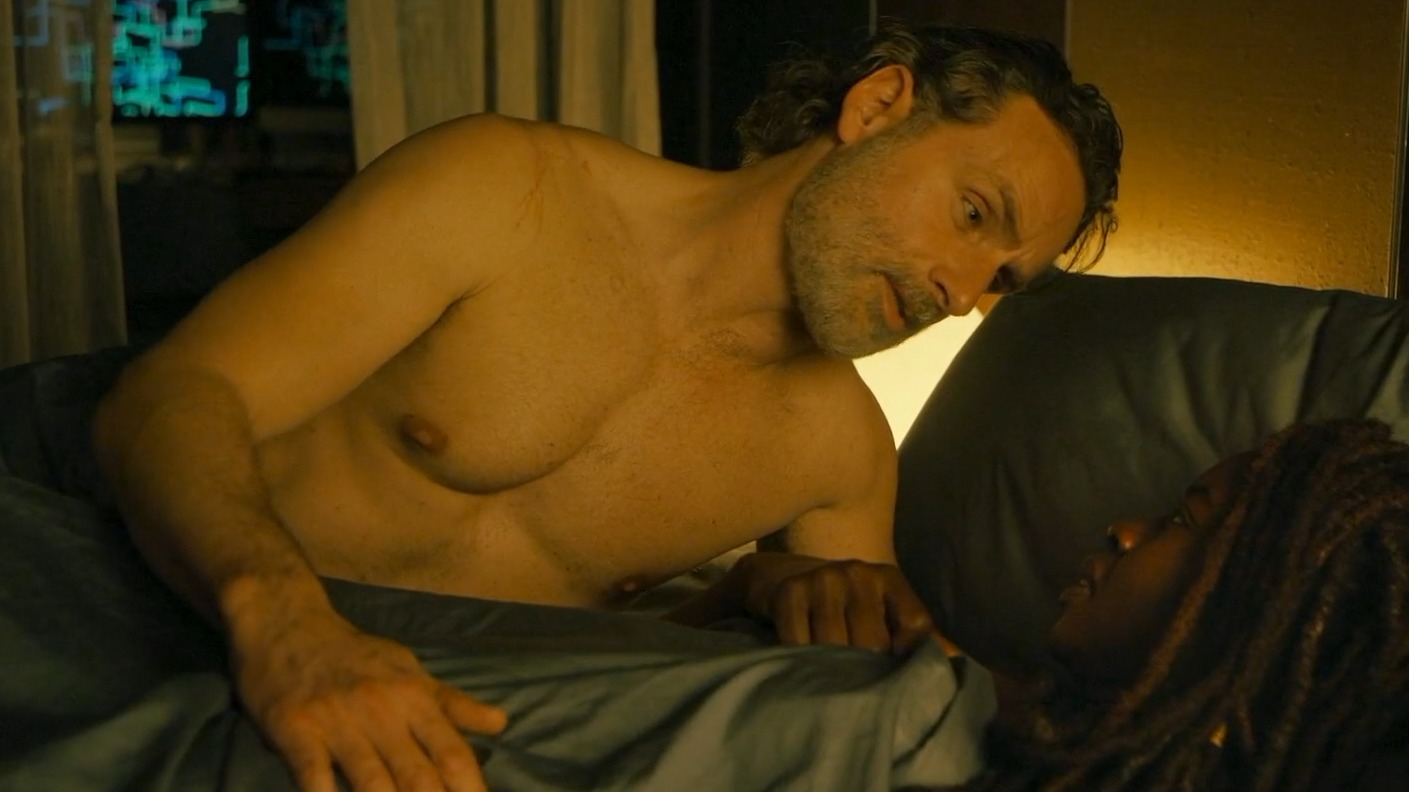 The Walking Dead: The Ones Who Live's Sexiest Scenes with Andrew Lincoln. Shirtless, underwear. 78534