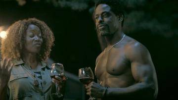 Sterling K. Brown in American Fiction (2023) Shirtless Bathing Suit Gay 78502