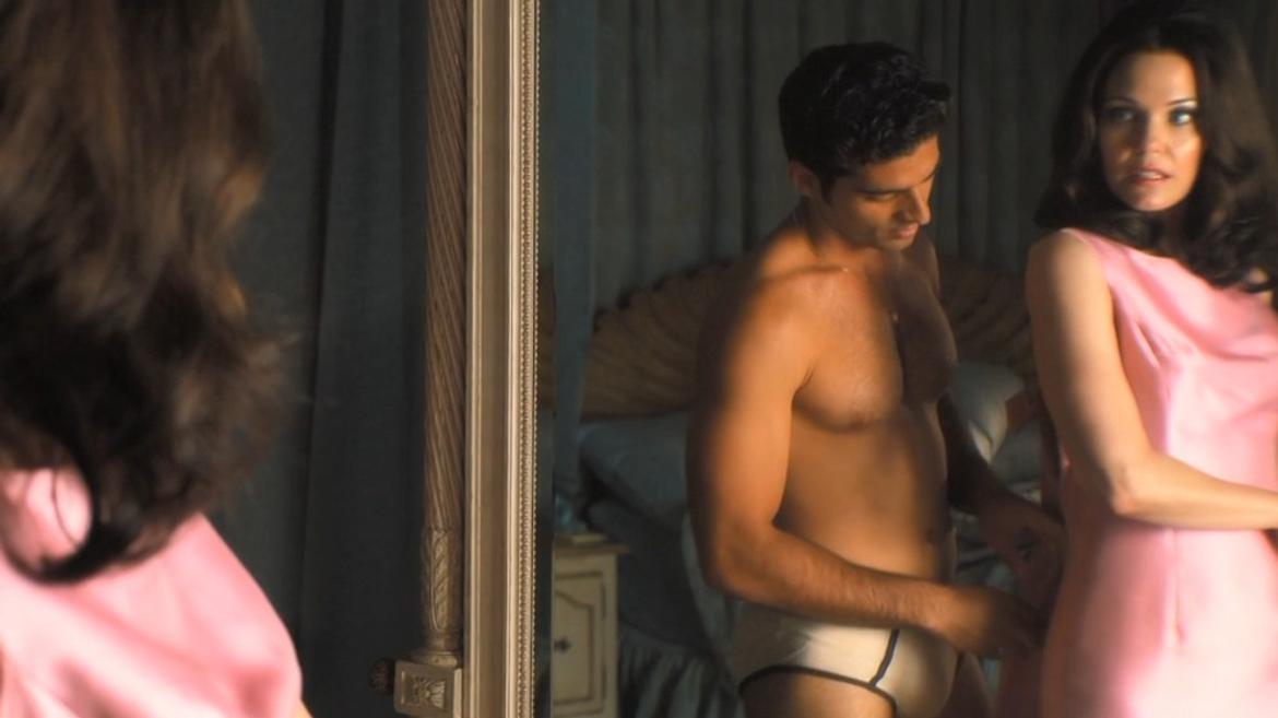 Sexiest Jason Canela Scene in Palm Royale. Bulge, Shirtless, Straight, Underwear, bathing suit, sexy. 78547