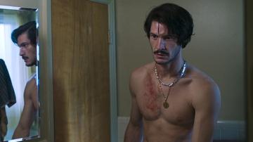 Sexiest Éric Bruneau Scene in Dusk for a Hitman. Shirtless, sexy, straight. 78865