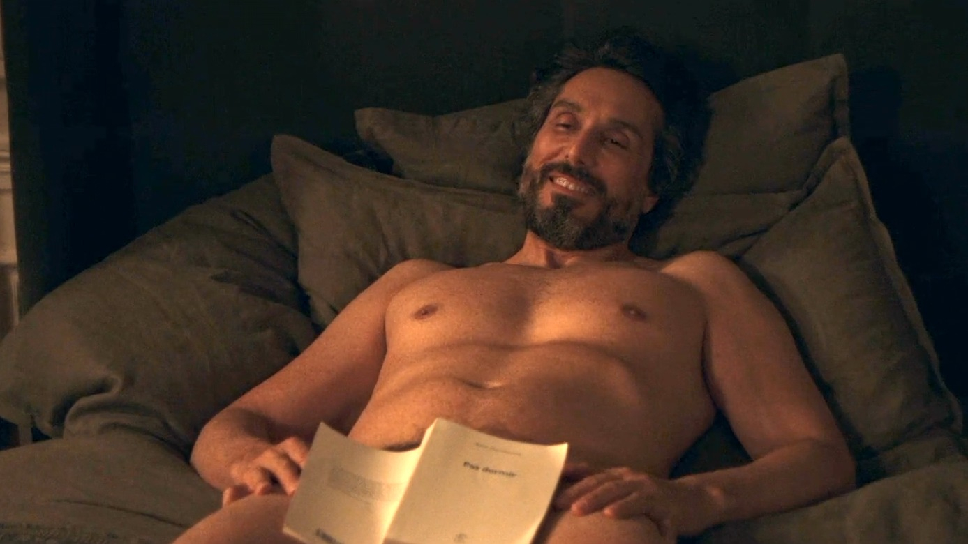 Hottest Vincent Elbaz Scene in It's Raining Men. Sexy, Shirtless, Straight. 78914