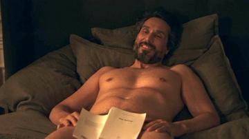 Hottest Vincent Elbaz Scene in It's Raining Men. Sexy, Shirtless, Straight. 78914