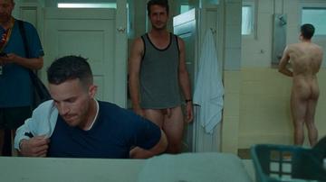 Josh O'Connor, Jake Jensen, Alex Bancila in Challengers (2024) Shirtless Balls Penis Bulge Underwear Balls Bulge 79123