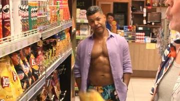 Wilson Cruz in Mother of the Bride (2024) Sexy Shirtless Bathing Suit Gay 79017