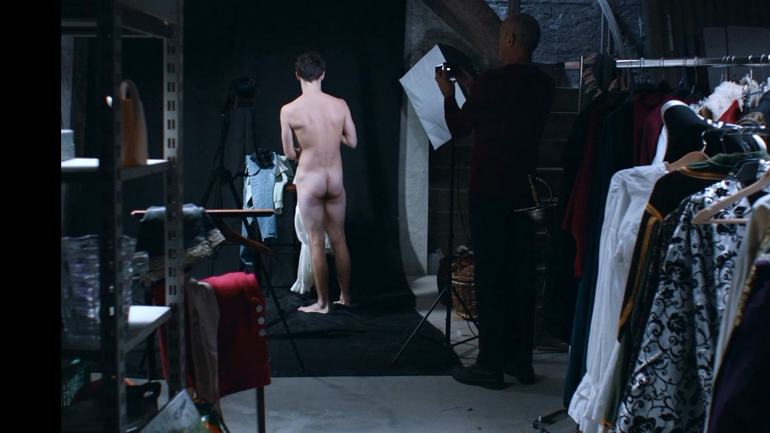 Léo Pochat Naked in Smalltown Boys. Butt, Shirtless, Underwear, balls, gay. 79039