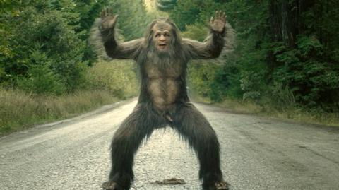 Jesse Eisenberg Naked in Sasquatch Sunset. Penis, Prosthetic, erect. 79213
