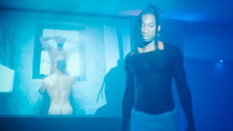 Gabriel Cross Naked in Femme. Shirtless, Underwear, Sexy, Gay, Butt, bulge, thong. 79243