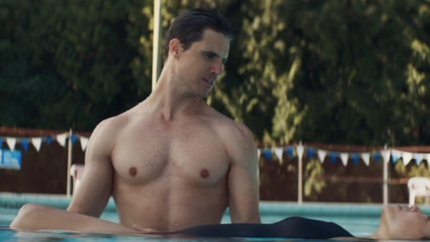 Robbie Amell in Float (2024) Sexy Shirtless Straight Sexy Shirtless 79288