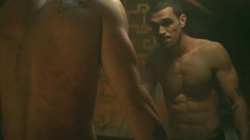 K.J. Apa in One Fast Move (2024) Shirtless Shirtless Straight 79856