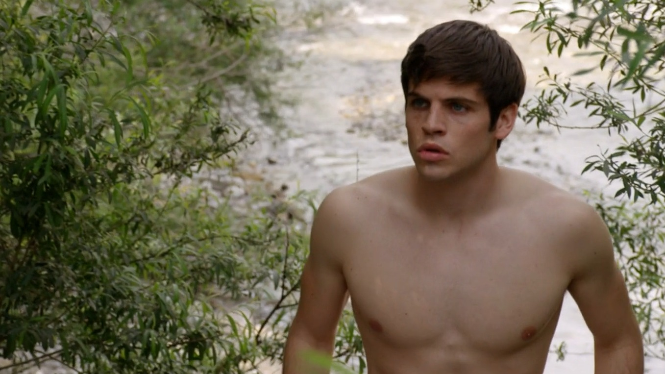 Hottest Rimau Grillo Ritzberger Scene in One Kiss. Gay, Shirtless, bathing suit. 79886