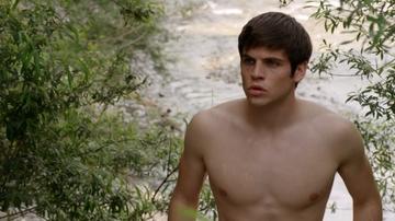 Rimau Grillo Ritzberger, Leonardo Pazzagli in One Kiss (2016) Gay Shirtless Bathing Suit Gay 79886