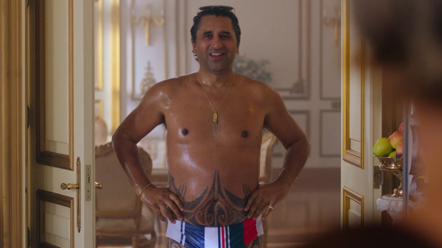 Hottest Cliff Curtis Scene in KAOS. Bathing Suit, Bulge, Shirtless, sexy. 79994