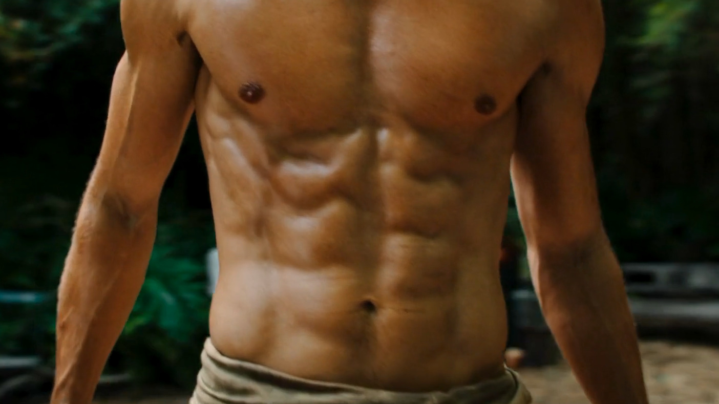 Sexiest Bill Skarsgård Scene in Boy Kills World. Shirtless. 80095