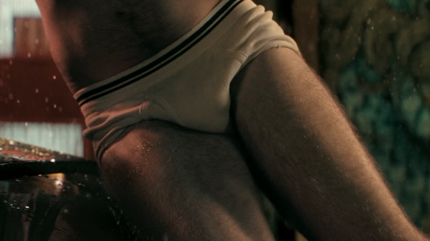 Austin Abrams in Wolfs (2024) Bulge Shirtless Underwear Bulge Shirtless 80233