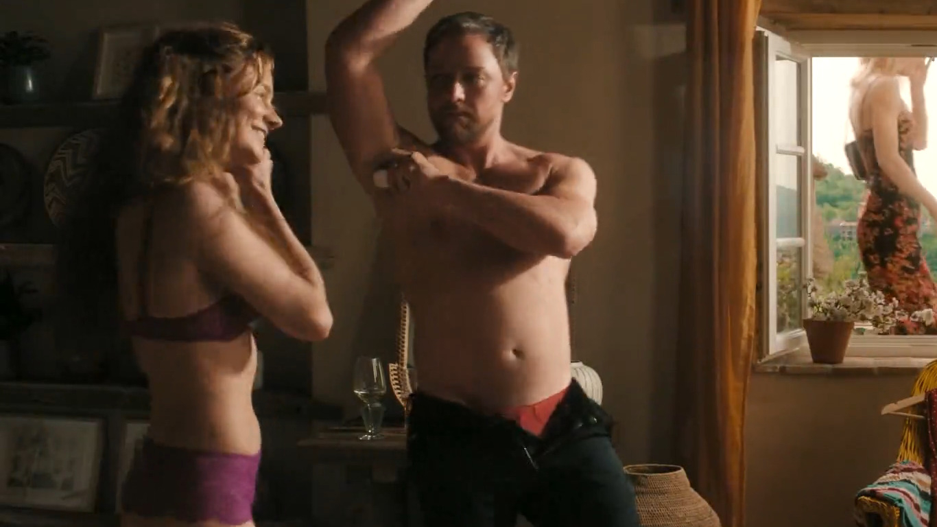 James McAvoy in Speak No Evil (2024) Shirtless Bulge Sexy 80282