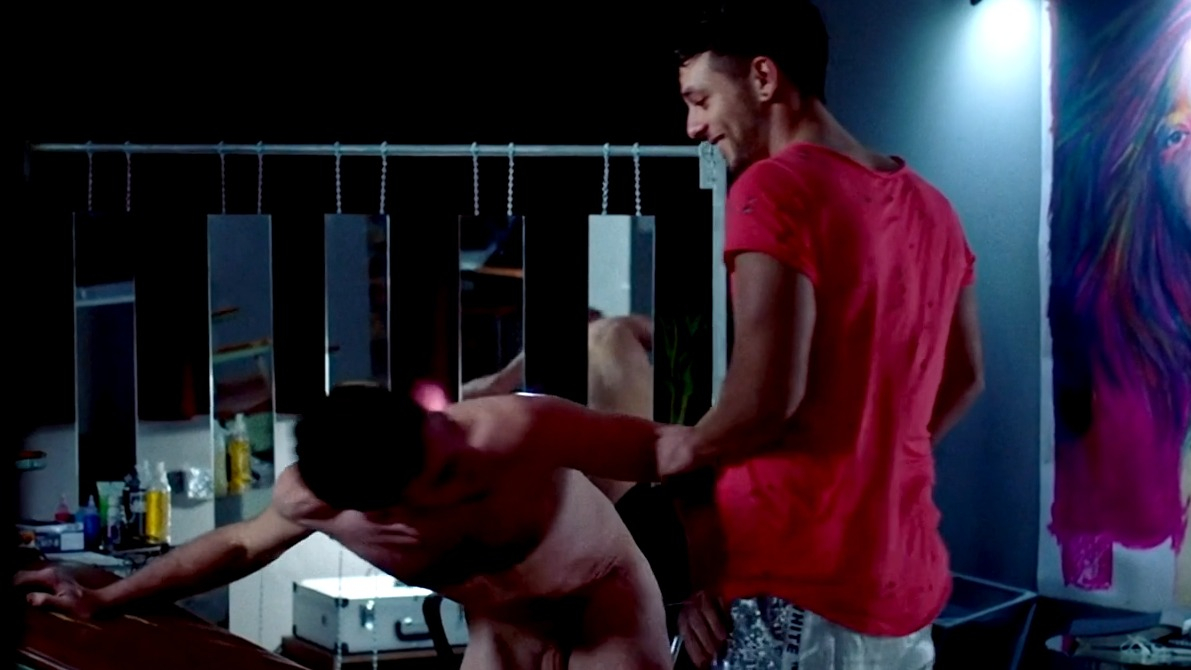 Israel Ogalbo Nude as Guy. Butt, Penis, Underwear, Shirtless, gay, sexy. 80294