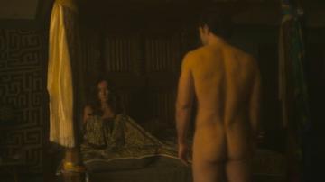 Aidan Turner in Rivals (2024) Butt Shirtless Butt Butthole 80440