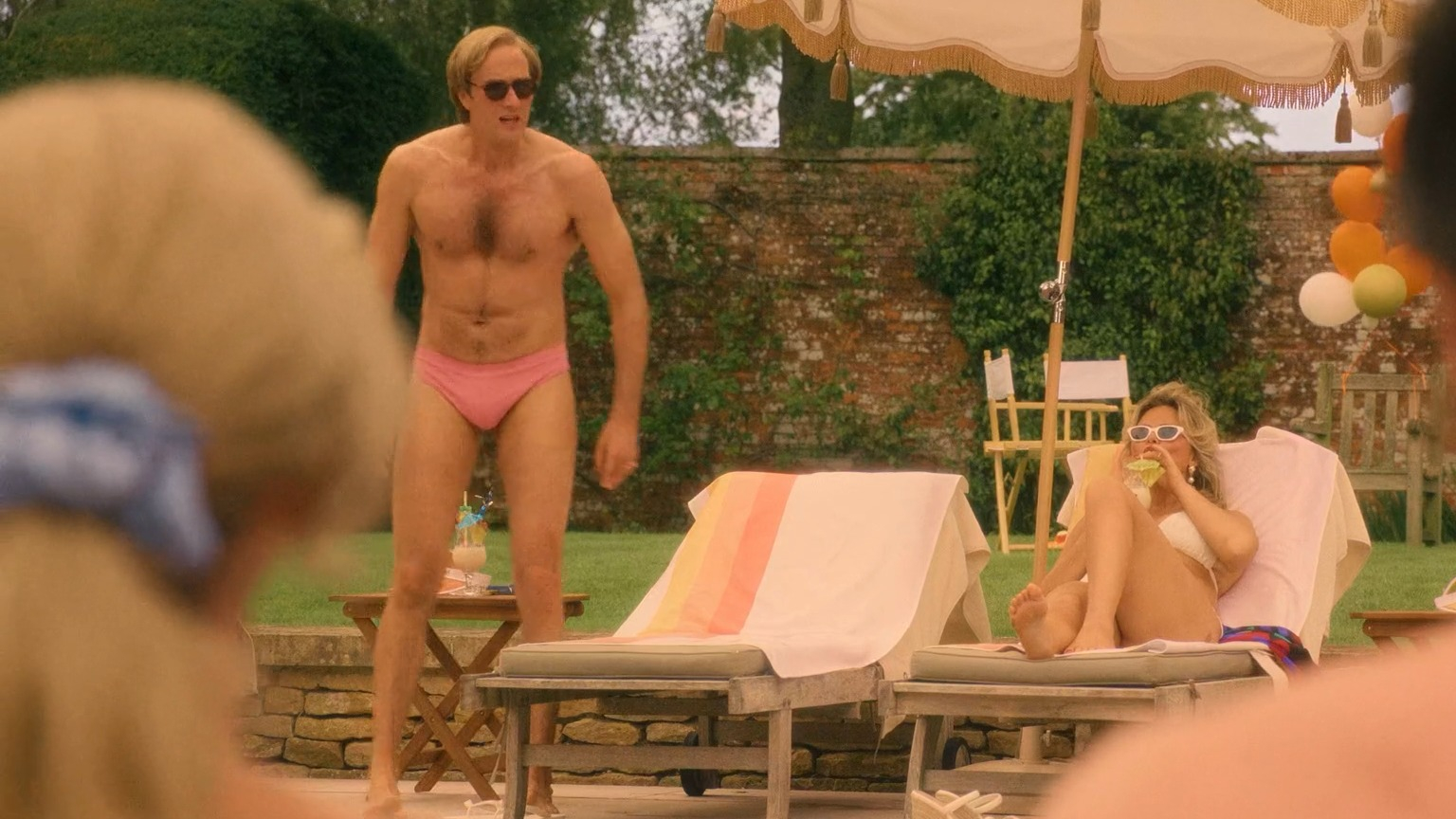 Hottest Alex Hassell Scene in Rivals. Shirtless, Bulge, balls, bathing suit. 80450