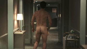 Aidan Turner in Rivals (2024) Butt Shirtless Straight Bulge Butt 83899