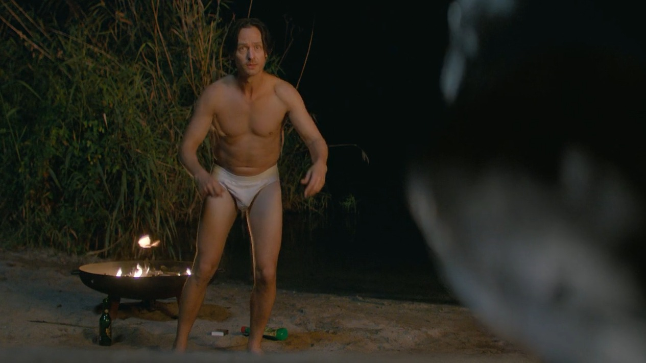 Sexiest Tom Schilling Scene in Murder Mindfully. Shirtless, Underwear, bathing suit, bulge. 80527