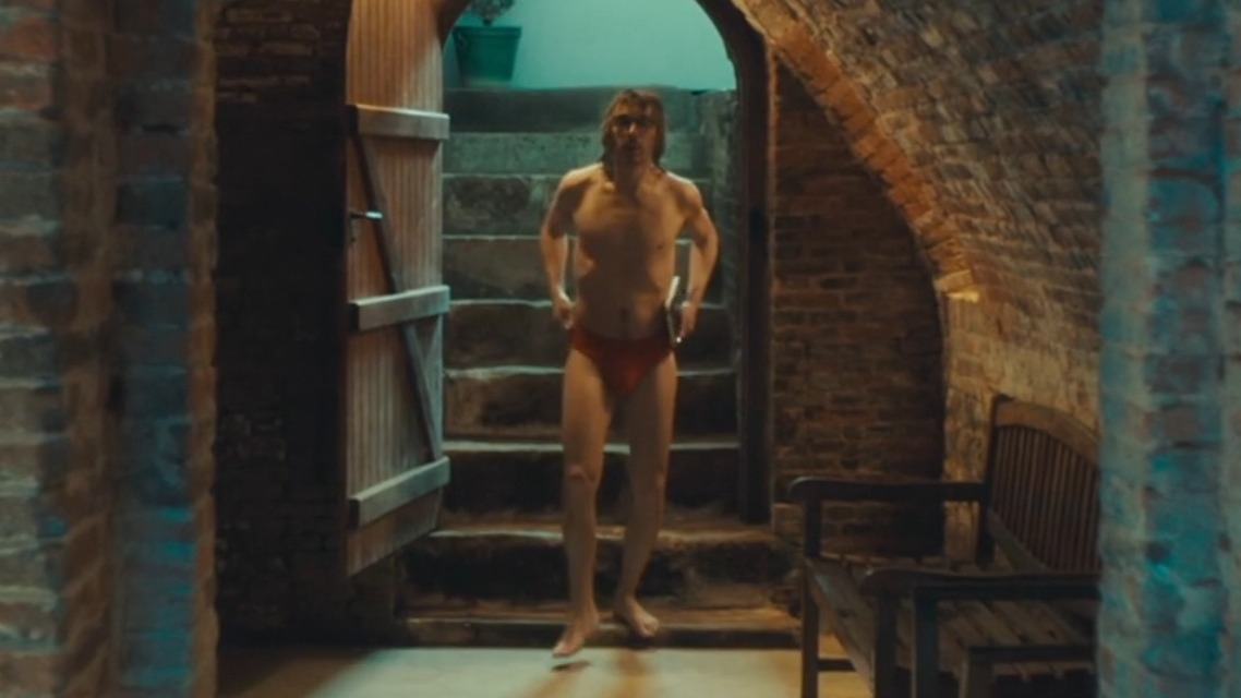 Hottest Thomas Scimeca Scene in Thick and Thin. Bulge, Shirtless, Underwear, sexy, thong. 80564