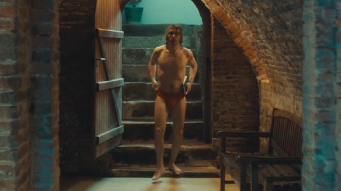 Hottest Thomas Scimeca Scene in Thick and Thin. Bulge, Shirtless, Underwear, sexy, thong. 80564