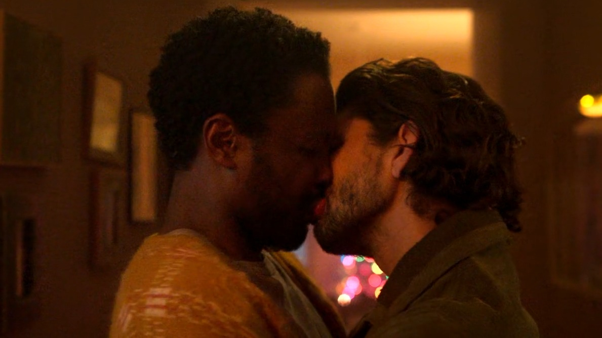 Sexiest Omari Douglas Scene in Black Doves. Gay, butt, shirtless. 80695