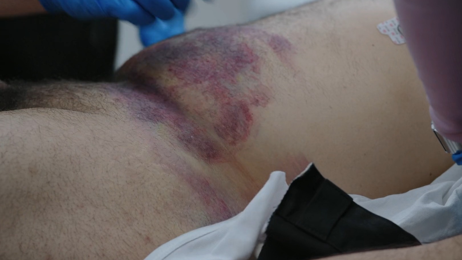 Emanuel Loarca Naked as Hector Cruz. Balls, Penis, Shirtless. 81417