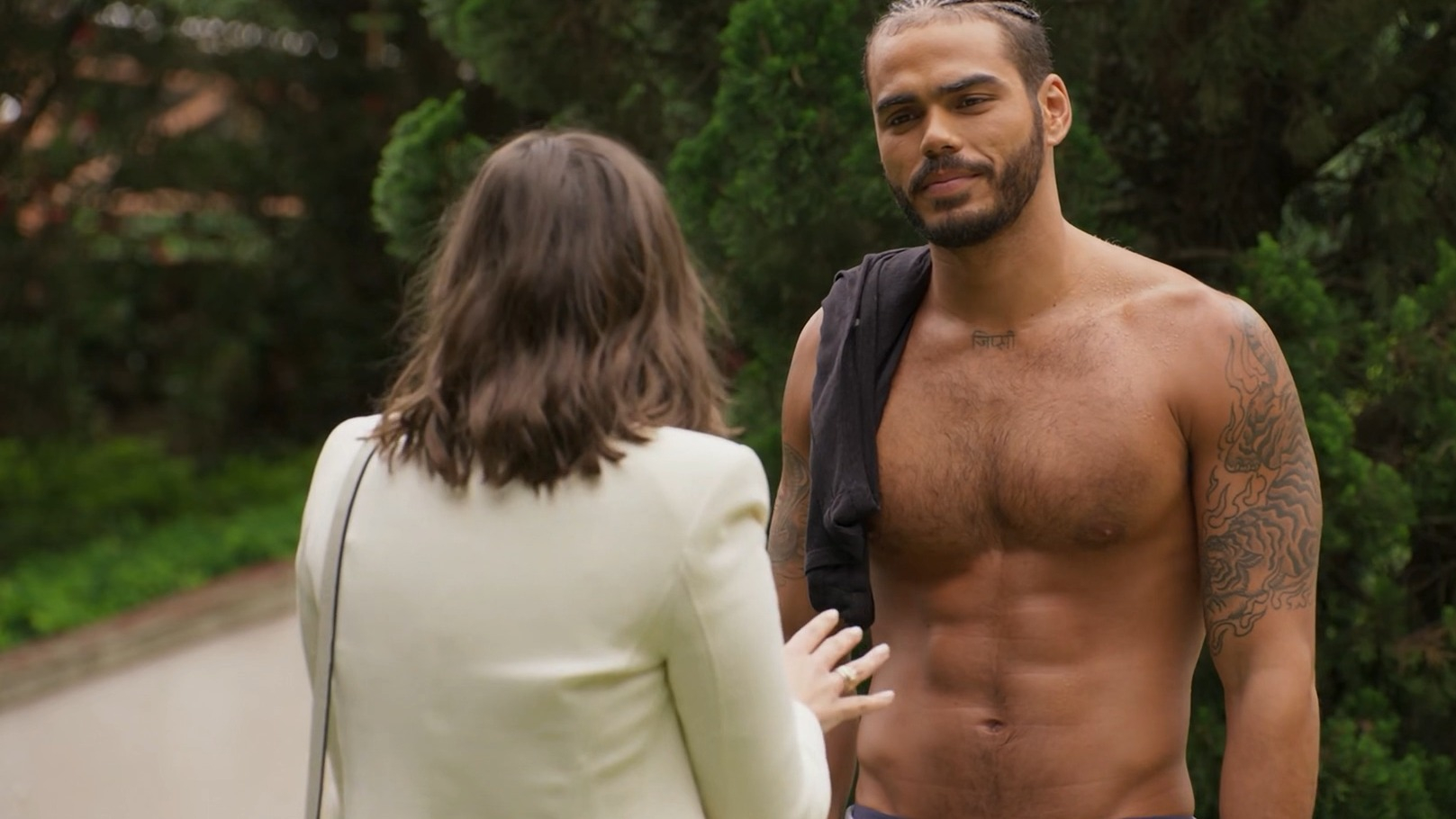 Sexiest Scenes of Gabriel from Scars of Beauty. Shirtless, bathing suit, bulge. 81017