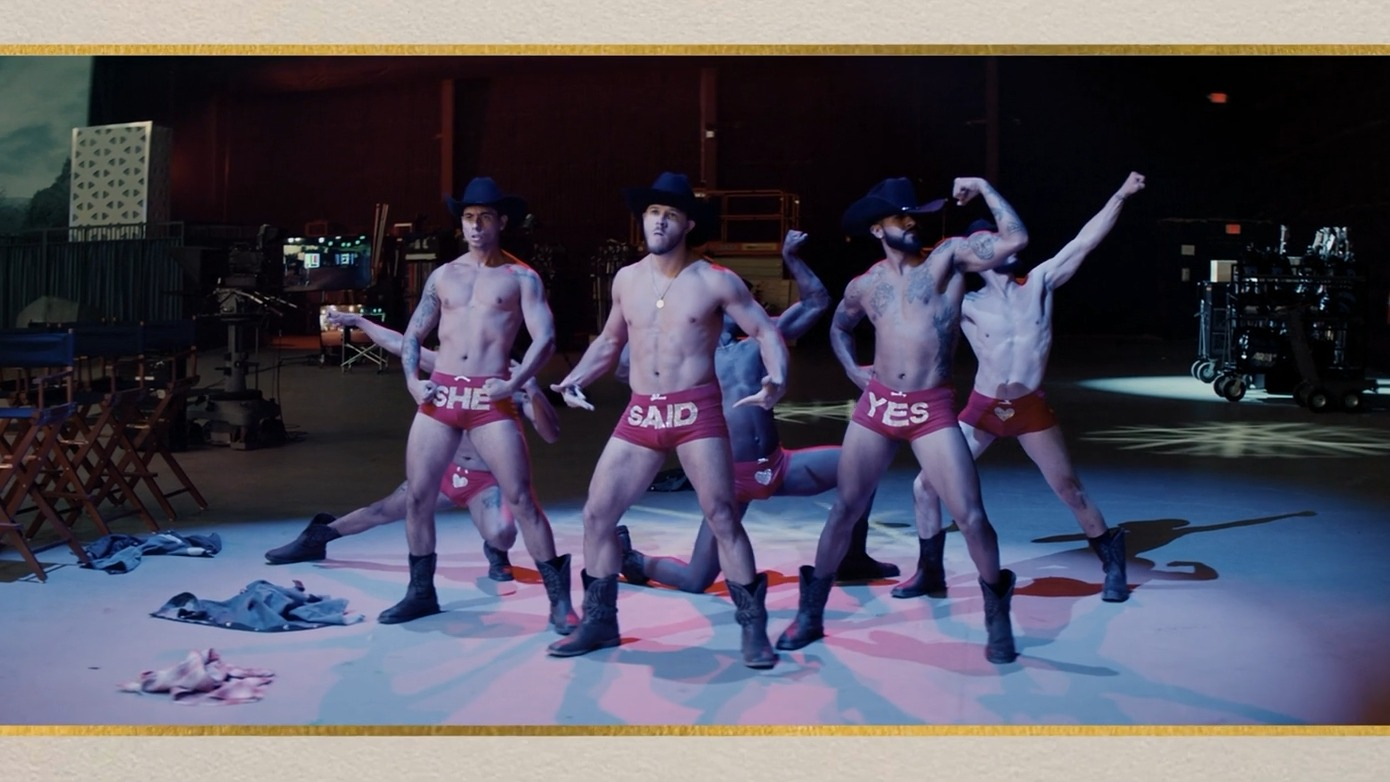 Sexiest Scenes of Dixon from You're Cordially Invited. Bulge, Shirtless, Underwear. 80993