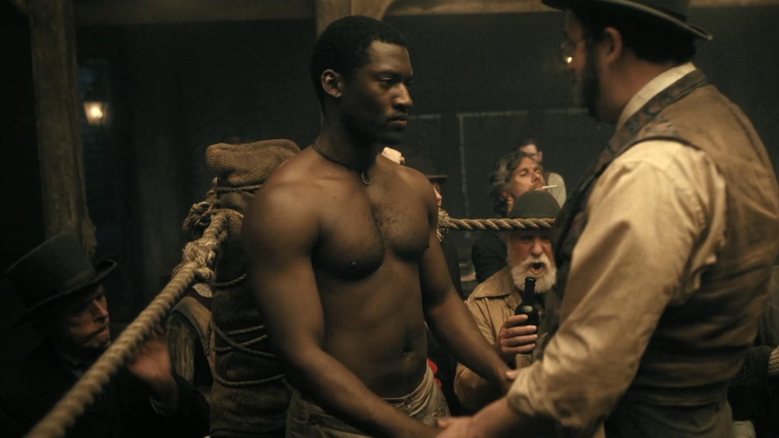 Sexiest Malachi Kirby Scene in A Thousand Blows. Sexy, Shirtless. 81127