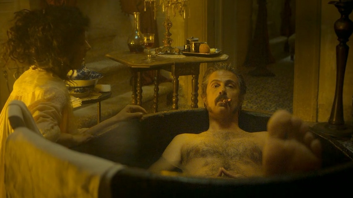 Sexiest Kim Rossi Stuart Scene in The Leopard. Shirtless, butt, straight. 81199