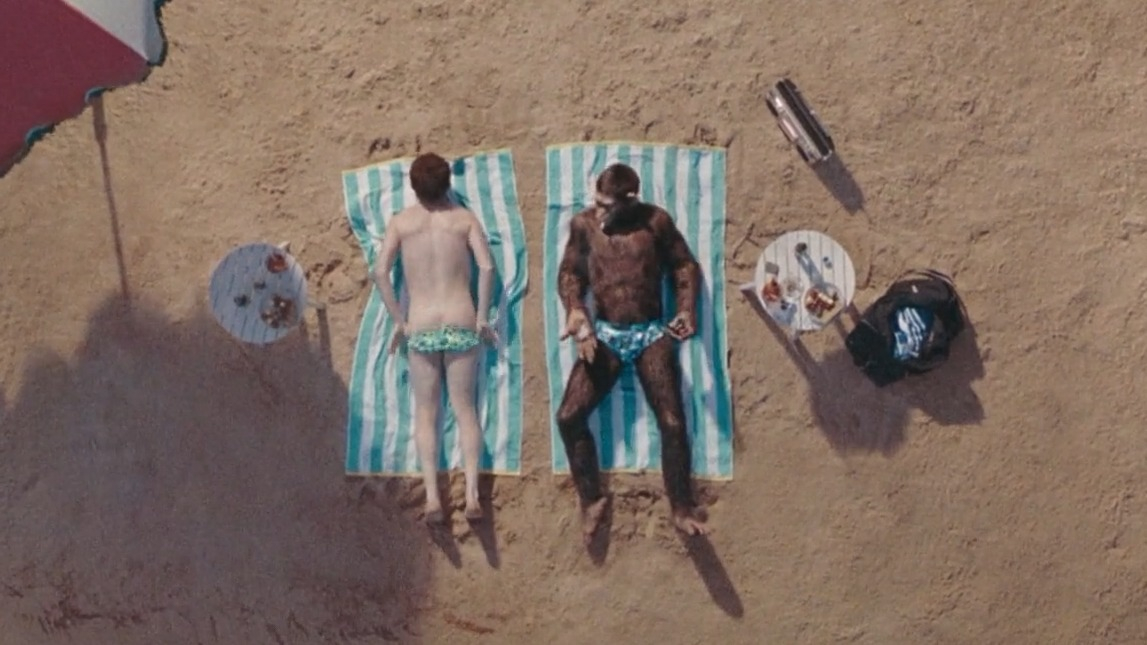Guy Chambers from Better Man Naked. Bathing Suit, Butt, Shirtless. 81335