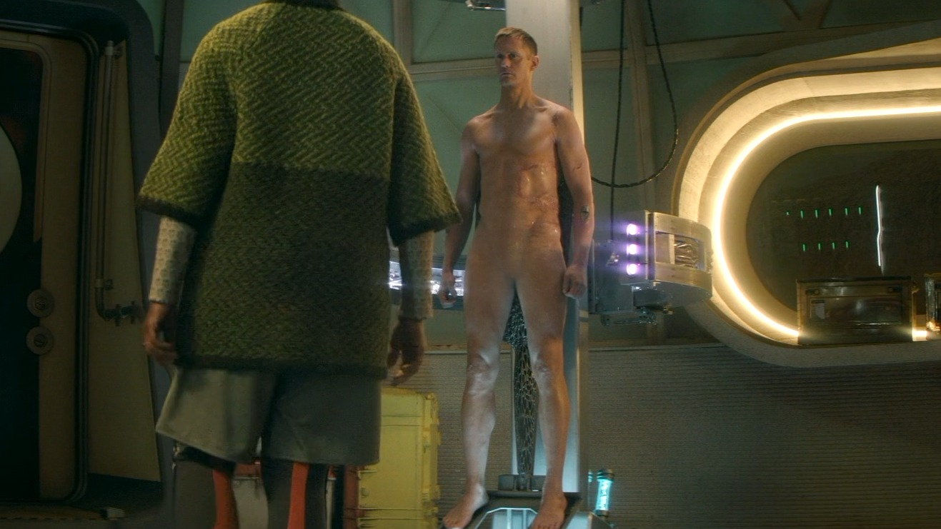 Alexander Skarsgård in Murderbot (2025) Sexy Shirtless Sexy Shirtless 81628