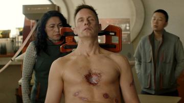 Murderbot's Sexiest Scenes with Alexander Skarsgård. Shirtless, sexy. 81768
