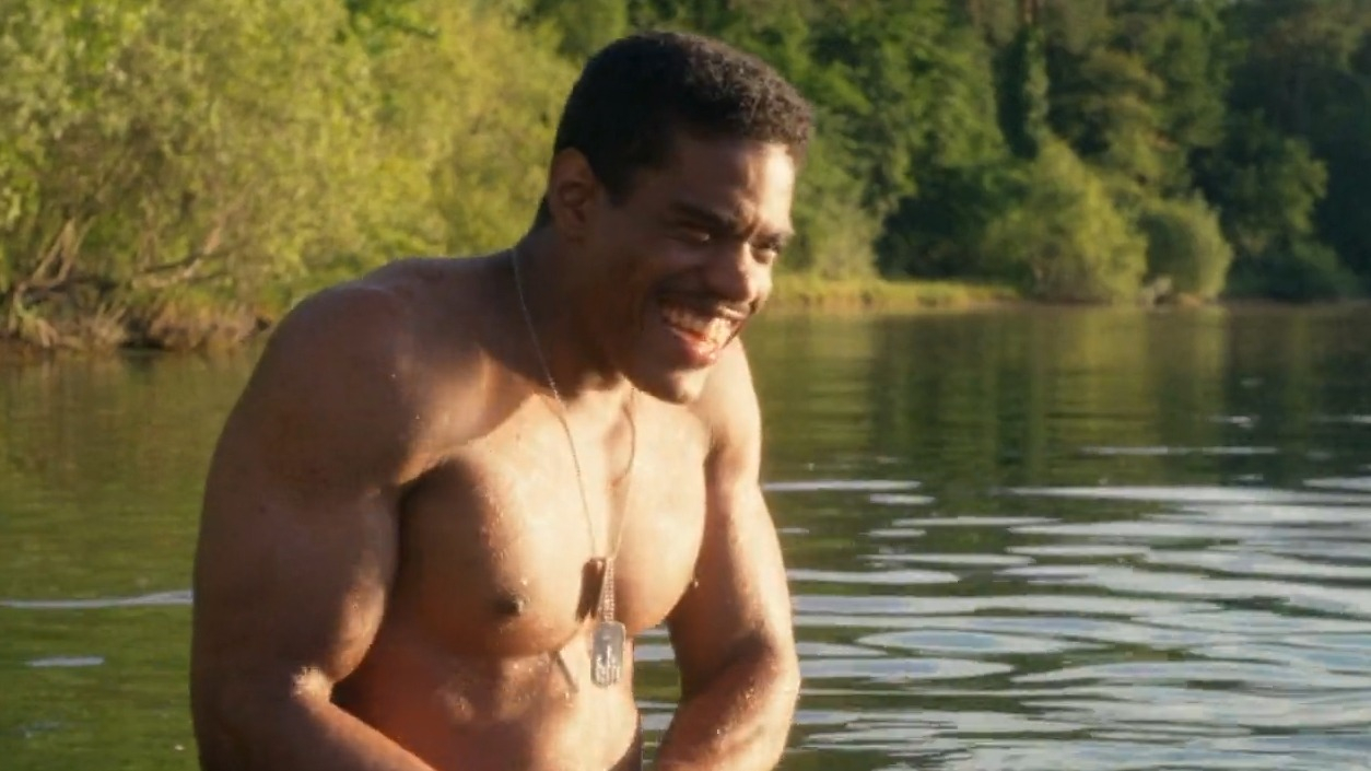 Sexiest Vincent Lacoste Scene in Along Came Love. Bathing Suit, Shirtless, bulge, butt. 81655