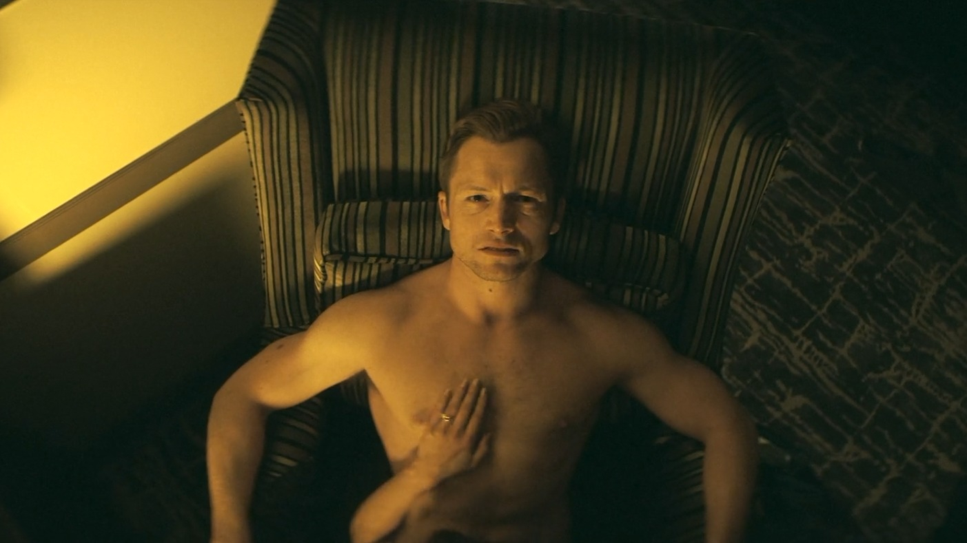 Sexiest Taron Egerton Scene in Smoke. Shirtless, Straight, sexy, underwear. 82009