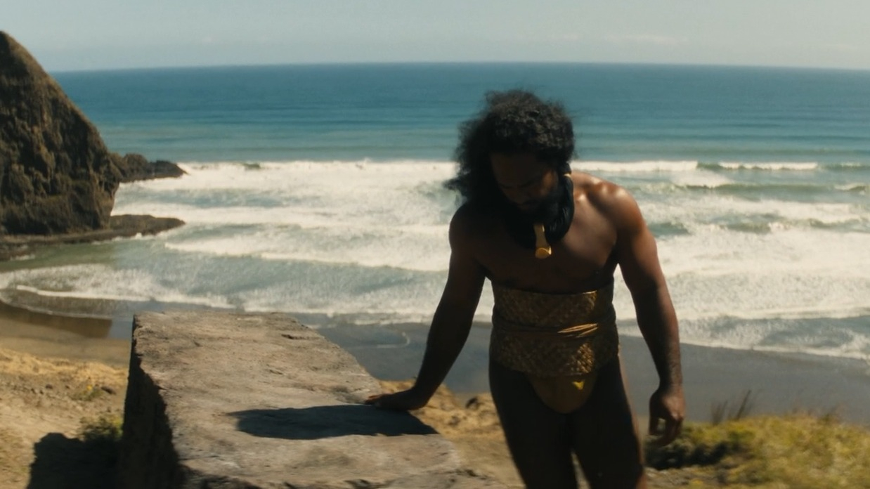 Hottest Kaina Makua Scene in Chief of War. Shirtless, Thong. 82220