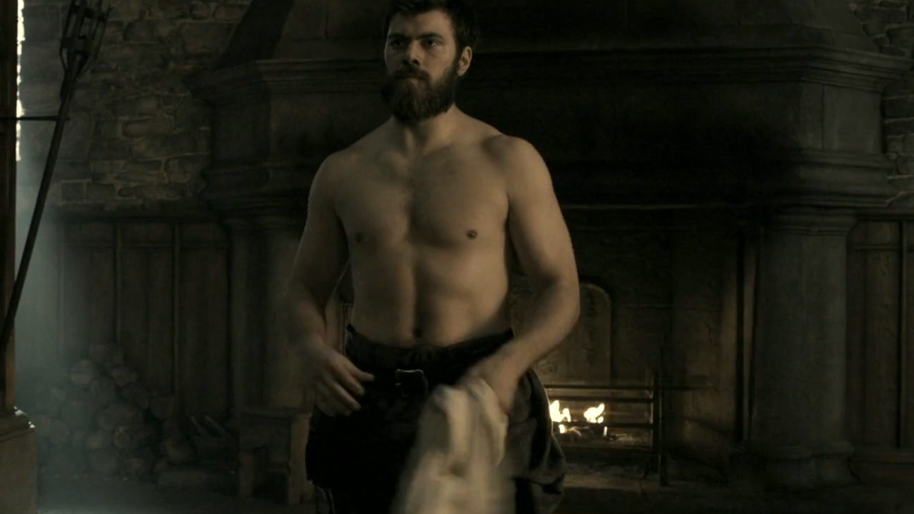 Sexiest Scenes of Dougal MacKenzie from Outlander: Blood of My Blood. Shirtless, butt, straight. 82223