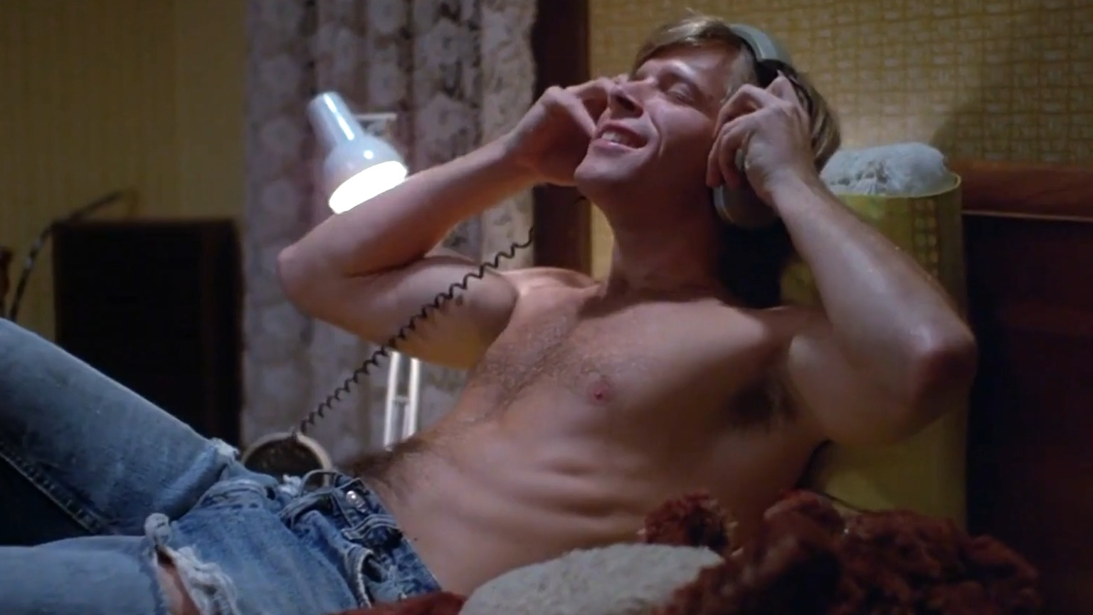 Sexiest Steve Doubet Scene in Silent Scream. Sexy, Shirtless, Straight, bathing suit. 82321