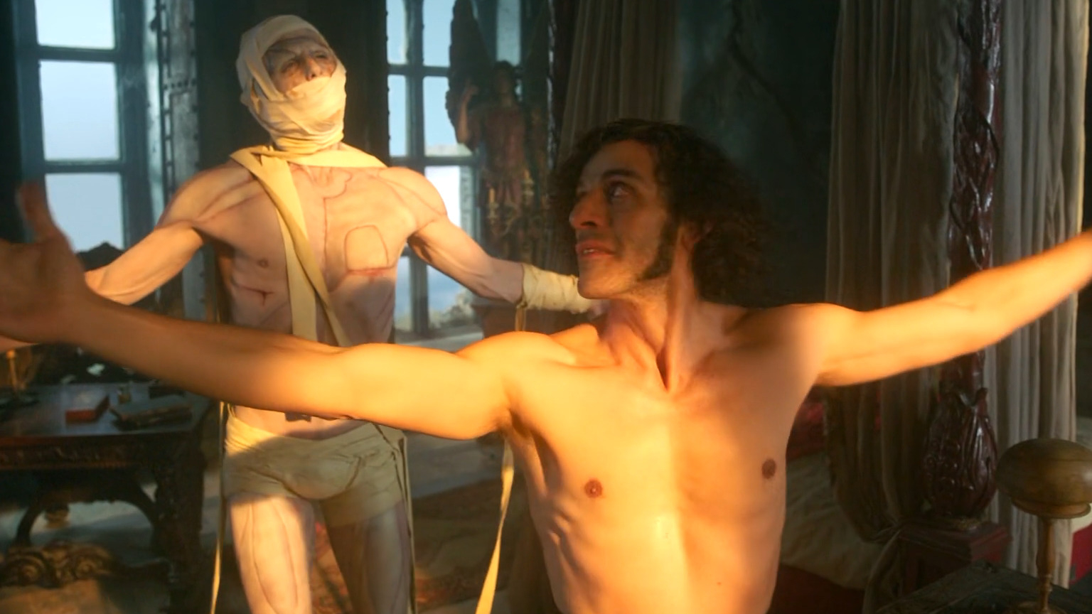 Frankenstein's Sexiest Scenes with Oscar Isaac. Shirtless, Bulge, butt, sexy. 82728