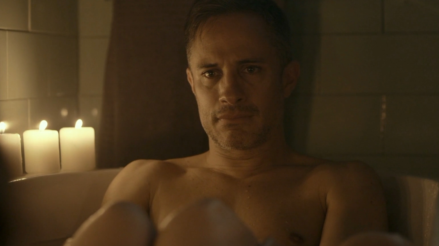 Hottest Gael García Bernal Scene in Another End. Shirtless, straight. 82400