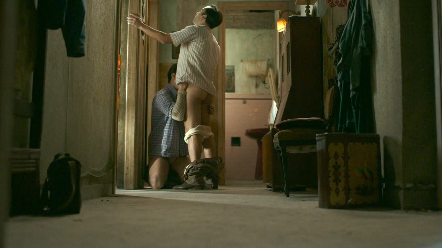 Valentino Mannias Nude in The Monster of Florence. Butt, Gay, Underwear, shirtless, straight. 82636