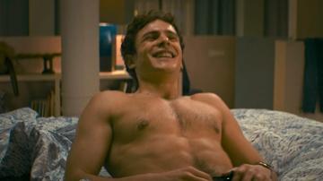Hottest Antoine Simony Scene in Culte - 2Be3. Sexy, Shirtless, bathing suit, bulge. 82646