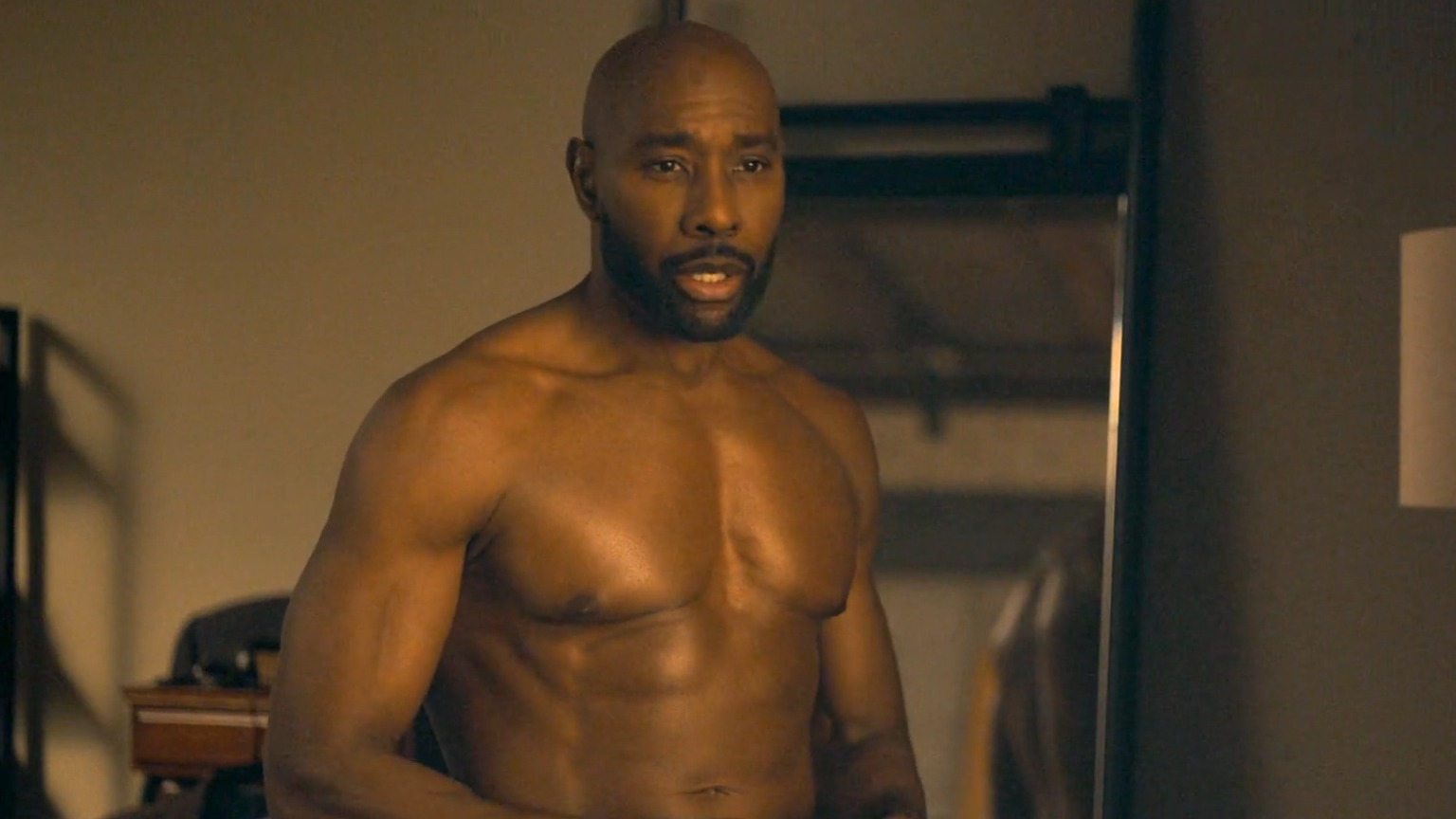 Sexiest Morris Chestnut Scene in Watson. Sexy, Shirtless. 82741
