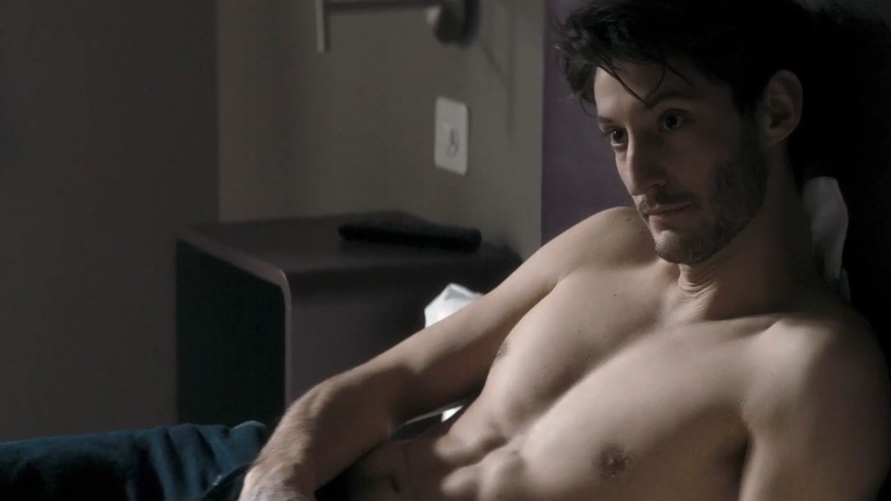 Sexiest Pierre Niney Scene in Lovers. Sexy, Shirtless. 83041