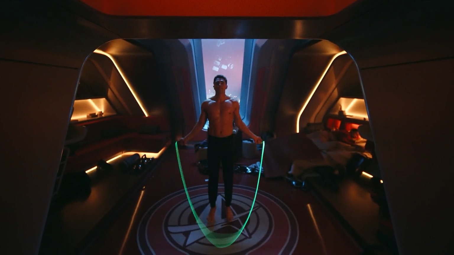 Hottest George Hawkins Scene in Star Trek: Starfleet Academy. Shirtless. 83108