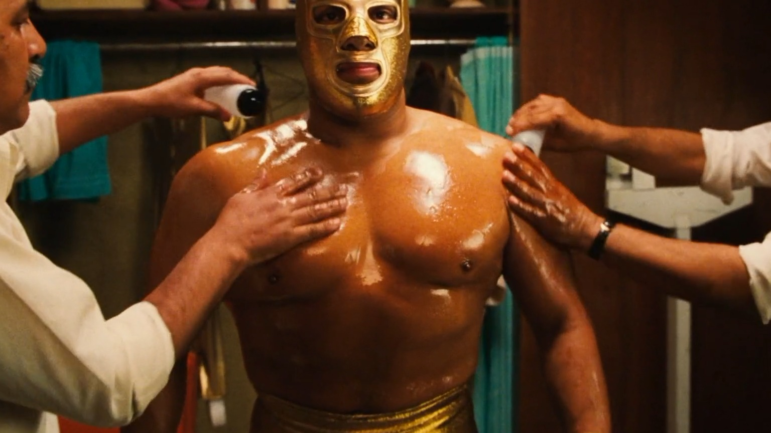 Nacho Libre's Sexiest Scenes with Cesar Gonzalez. Shirtless. 83220