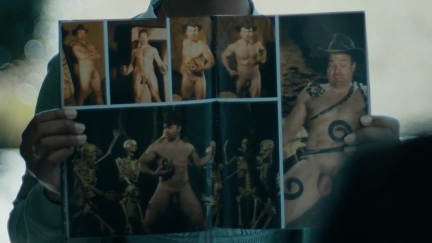 David Harbour Naked as Floyd. Balls, Body Double, Penis, Shirtless, bathing suit, bulge. 83487