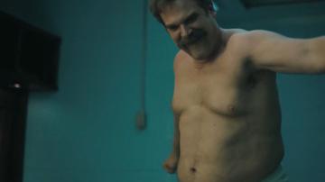 DTF St. Louis's Sexiest Scenes with David Harbour. Shirtless, balls, bathing suit. 83418